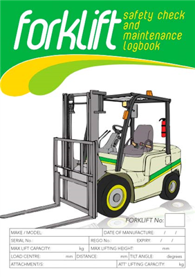 Forklift Single Shift Logbook