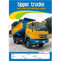 Tipper Trucks Safety Check & Maintenance Logbook