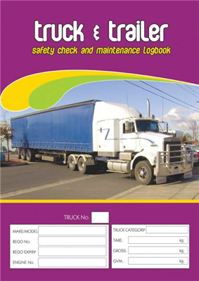 Truck & Trailer Safety and Maintenance Logbook