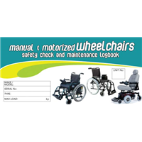 Manual & Motorised Wheelchairs Logbook