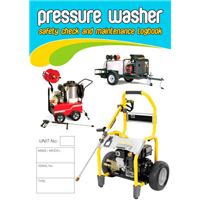 Pressure Washer Safety Check & Maintenance Logbook