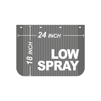 24 Inch x 18 Inch Low Spray