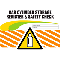 Gas Cylinder Storage Register & Safety Logbook