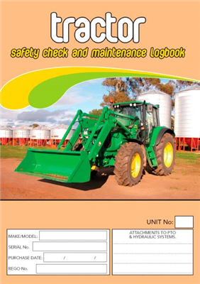 Tractor Safety & Maintenance Logbook