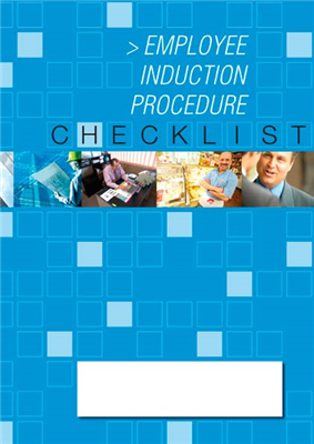 Employee Induction Proceedure Checklist Logbook