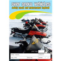 Over Snow Vehicles Safety Check & Maintenance Logbook